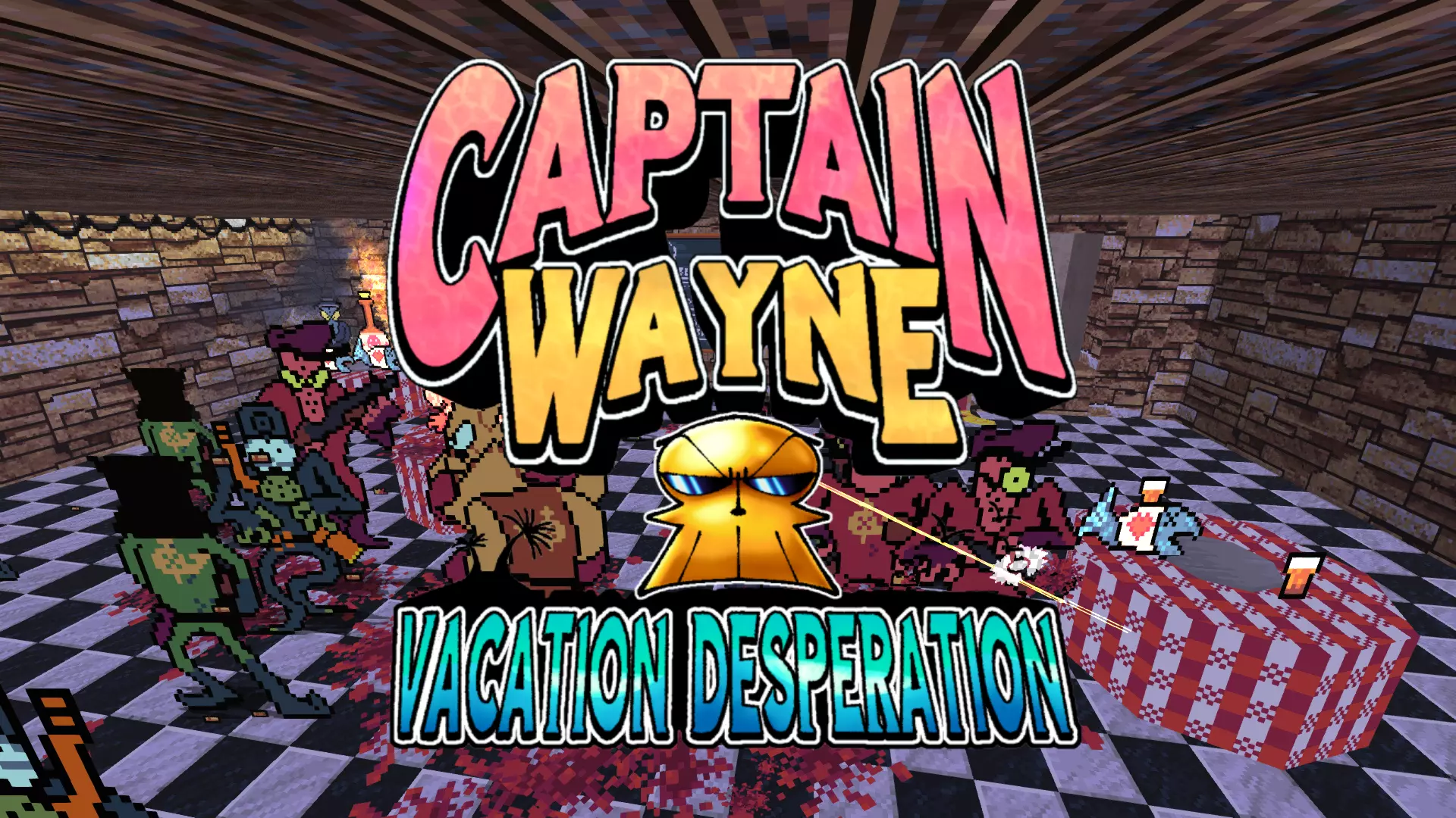Captain Wayne – Vacation Desperation : croisière sanglante et boomer-shooter cartoon, maintenant dispo sur Steam