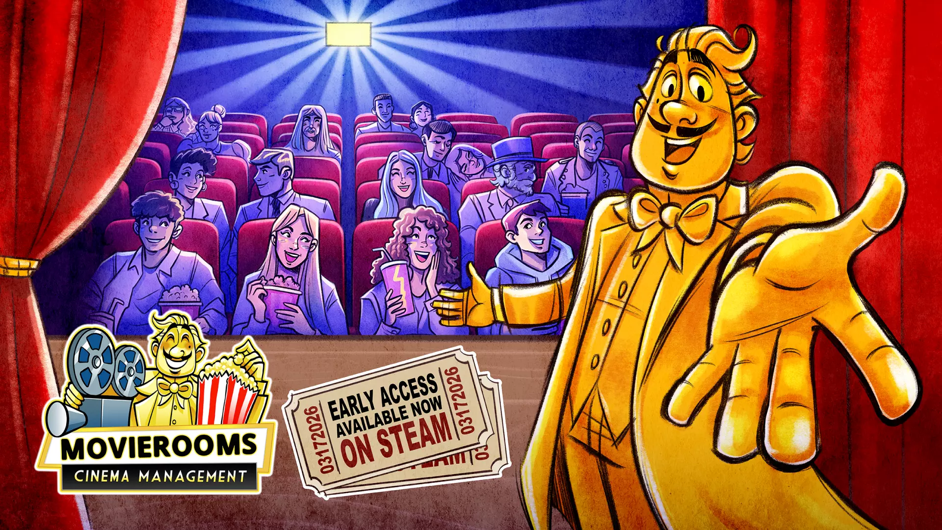 Movierooms: Cinema Management ouvre ses portes en Early Access sur Steam