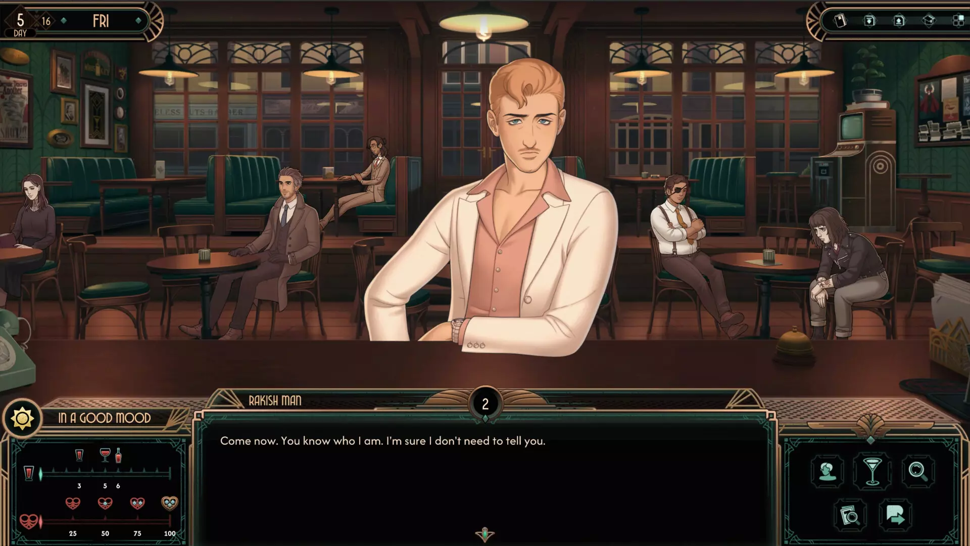 Last Night, Last Call - Rogueside dévoile son nouveau jeu d’enquête entre cocktails et secrets