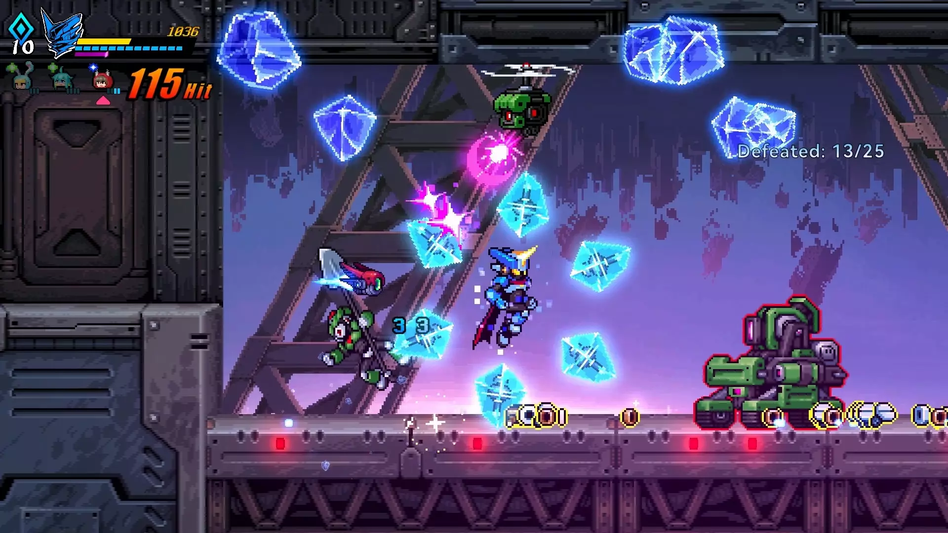 Super Alloy Crush : une nouvelle démo Steam le 22 janvier pour ce brawler roguelike aux accents Mega Man