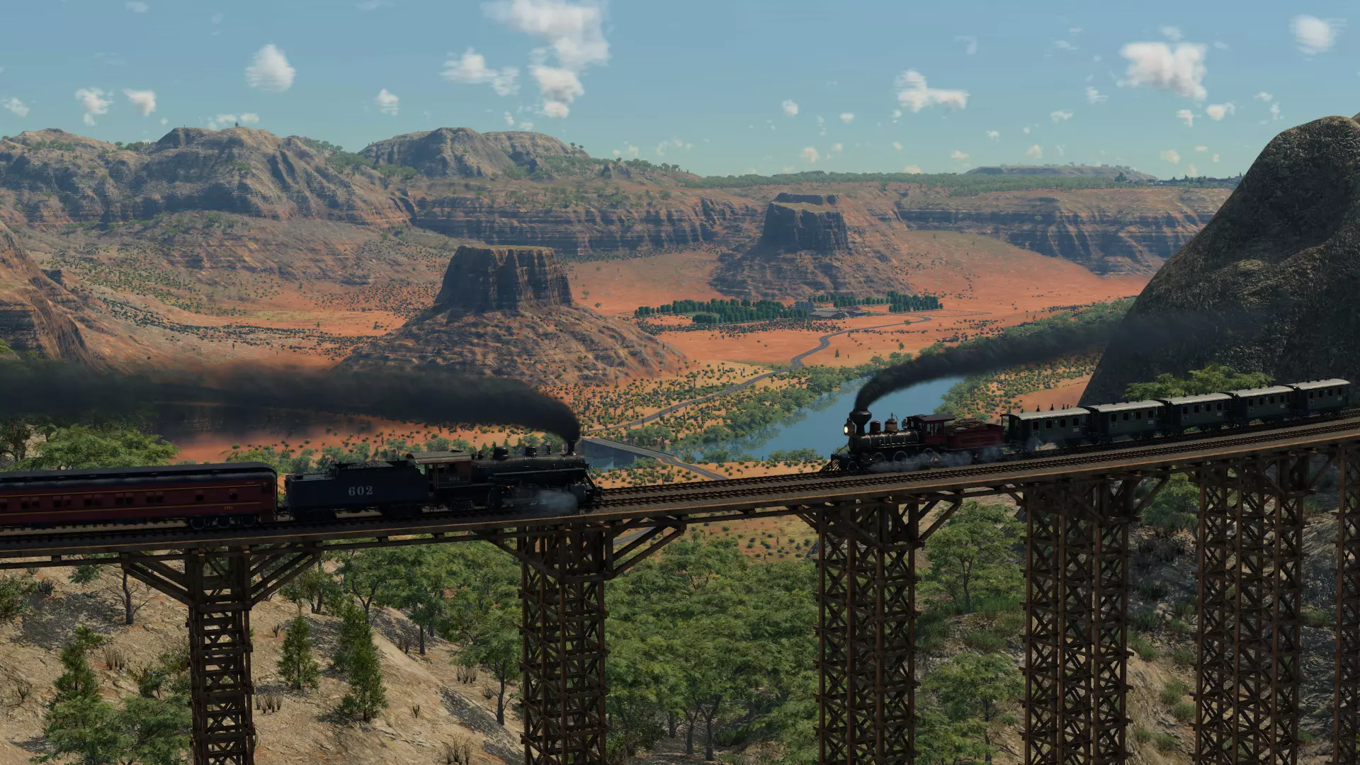 Screenshot - Steam Trains on Bridge.jpg